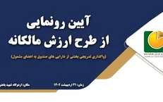 آیین رونمایی از طرح ارزش مالکانه برگزار می‌شود