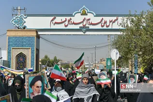 راهپیمایی بانوان فاطمی در شیراز
