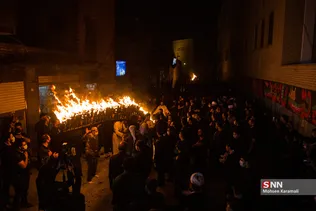 مراسم مشعل گردانی در قم