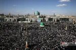 مراسم دعای عرفه در حرم مطهر رضوی