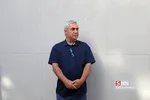 ابراهیم حاتمی کیا در مراسم تشییع سید ضیا الدین دری 