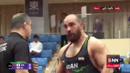 امیرحسین زارع، مثل همیشه مقتدرانه و سرحال رقیب خود را در هم شکست و به مرحله بعد صعود کرد