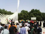 تجمع دانجویان دانشگاه خلیج فارس بوشهر در اعتراض به طرح fatf 