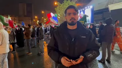 گزارش خبرنگار SNNTV: همزمان با فعالیت پدافند در میدان انقلاب، مردم با تکبیر در میدان ماندند + فیلم