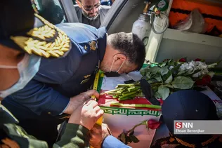 تشییع پیکر خلبان شهید «صادق فلاحی» در شیراز