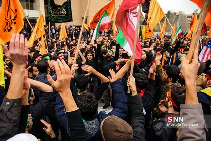 سوگواری شهادت سپهبد سلیمانی در دانشگاه شریف