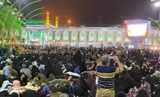 عزاداری ایرانیان در کربلا هم‌زمان با آخرین شب جمعه ماه رمضان