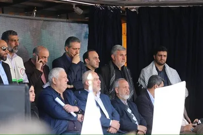 تجمع اساتید بسیجی دانشگاه&zwnj;های تهران در اعتراض به جنایات اسرائیل