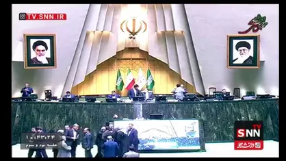 حضور نمایندگان مجلس بلغارستان در مجلس شورای اسلامی / خوش آمدگویی عضو هیئت رئیسه مجلس به زبان انگلیسی