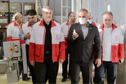 بازدید دبیرکل جمعیت هلال احمر از شرکت کشت و صنعت فرآوری گیاهان دارویی سها جیسا