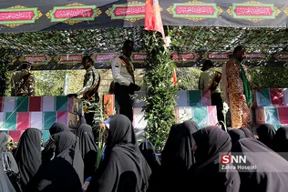 تشییع پیکر ۱۳۵ شهید گمنام دفاع مقدس