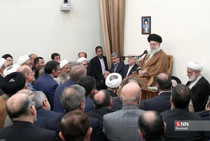 دیدار جمعی از مسئولان ارشد سه قوه با رهبر انقلاب اسلامی