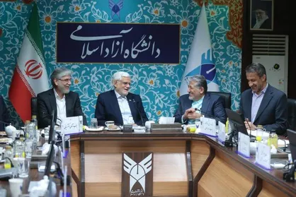 دیدار صمیمانه معاون اول رئیس&zwnj;جمهور با رئیس دانشگاه آزاد اسلامی