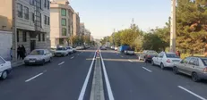اجرای ۱۰کیلومتر طول خط کشی محوری معابر منطقه ۱۵