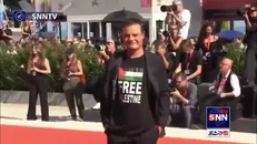 لورا مورانته و لینو موسلا دو بازیگر مشهور ایتالیایی در جشنواره فیلم ونیز ایتالیا از فلسطین حمایت کرده و خواستار پایان دادن به نسل کشی در غزه شدند