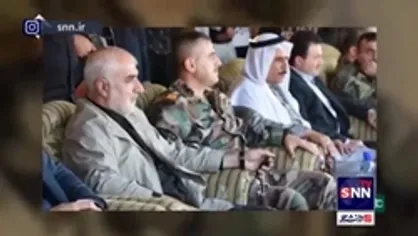 انتشار برای نخستین بار / بدرقه باشکوه فرمانده سپاه در سوریه توسط مردم، عشایر و اعضای دفاع محلی سوریه