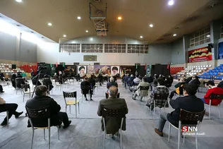 مراسم اولین سالگرد تدفین شهدای گمنام 