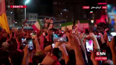 ورود پیکر رهبر شهید به بین الحرمین پس از ساعت ها تشییع جمعیت میلیونی مردم عراق