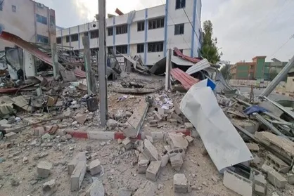 صهیونیست&zwnj;ها دو مدرسه در غزه را ویران کردند