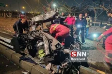 برخورد کامیون و پراید در بزرگراه رستگاری مقدم؛ ۲ نفر جان باختند