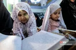 جزء خوانی قرآن کریم در حرم حضرت عبدالعظیم(ع)
