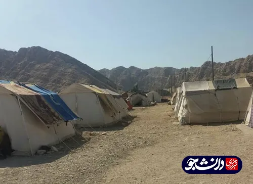 چادرنشینی اهالی خرسدر پلدختر