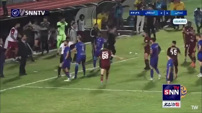 پنالتی برای نساجی توسط VAR اعلام شد