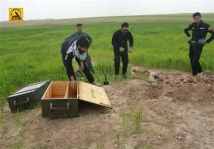 کشف هزار &laquo;مین&raquo; ساخت آلمان در کرکوک عراق