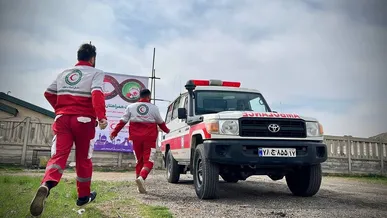 امدادرسانی هلال احمر به ۱۲۷۳ حادثه‌دیده در لرستان
