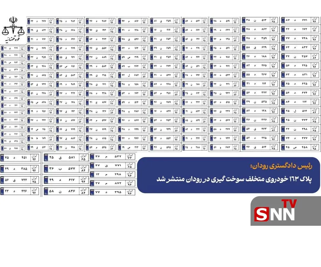 پلاک ۱۶۳ خودروی متخلف سوخت‌گیری در رودان منتشر شد
