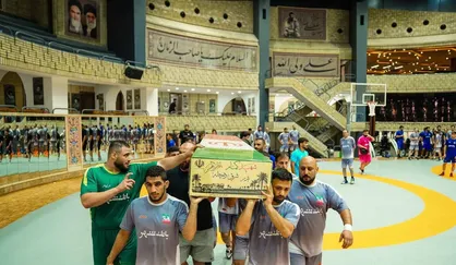 سومین شهید گمنام فدراسیون کشتی آرام گرفت