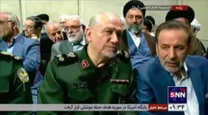 حضور مسئولین لشکری و کشوری در مراسم تنفیذ و اعطای حکم رئیس‌جمهور منتخب توسط رهبر انقلاب