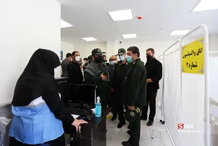 افتتاح پایگاه تجمیعی واکسیناسیون کرونا در پردیس 
