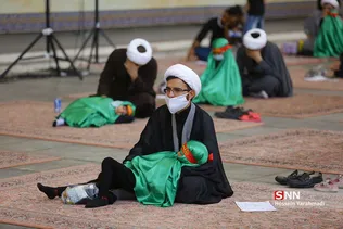 سوگواره ریحانه الحسین(ع) در حرم بانوی کرامت 