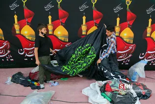 سیاه پوش کردن مساجد و اماکن در آستانه محرم