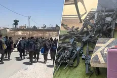 خروج دسته‌جمعی بیش از ۱۰۰ نظامی اسرائیلی از پادگان و کنار گذاشتن اسلحه‌ها
