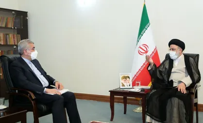دیدار اردکانیان با رئیس جمهور منتخب / ابراز نگرانی جدی رئیسی از مشکلات قطعی برق