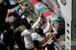مراسم تشییع پیکر مطهر ۱۵۰ شهید دفاع مقدس در تهران