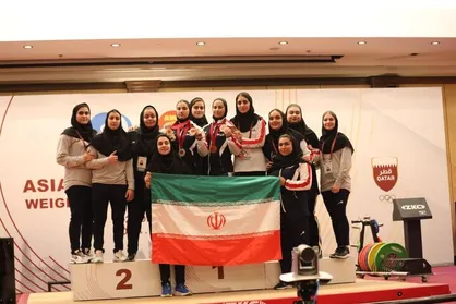 ۶ مدال دختران وزنه&zwnj;بردار در قهرمانی نوجوانان و جوانان آسیا