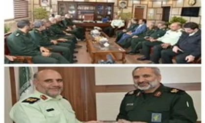 سردار رحیمی: همکاری تنگاتنگ پلیس و سپاه برای برقراری نظم و امنیت/سردار یزدی: سپاه یار و یاور ناجاست