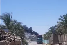 پایگاه آمریکایی عین‌الاسد موشکباران شد + عکس