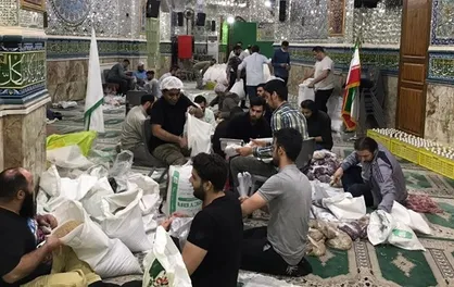 توزیع ۲۲۰۰ بسته معیشتی در اطراف تهران تا نیمه رمضان + فیلم و عکس