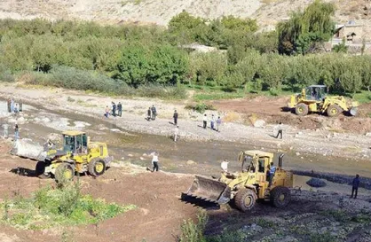 دادگستری بم در مورد خرید و فروش زمین در بستر رودخانه صوفی&zwnj;آباد هشدار داد
