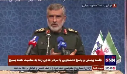 سردار حاجی&zwnj;زاده: تیراندازی، چاقوکشی و پرتاب کوکتل مولوتوف دیگر اعتراض و دعوای خانوادگی نیست، جنگ است