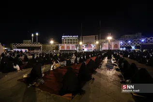 عزاداری شب دوم محرم در میدان امام حسین (ع)