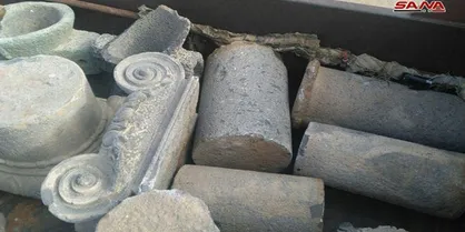 کشف ۱۰۳ قطعه باستانی آماده قاچاق در جنوب سوریه +تصاویر