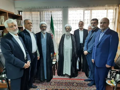 دیدار نامزد&zwnj;های ریاست جمهوری اسلامی با رئیس مجلس خبرگان رهبری