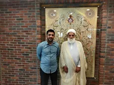 دیدار آیت الله کمیلی با رییس فدراسیون کشتی