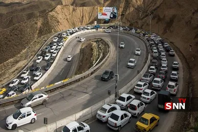محور کندوان و آزادراه تهران-شمال یک‌طرفه شد