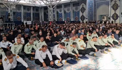 مراسم سوگواری شهید ایران در مصلای بزرگ امام خمینی(ره) کرج برگزار شد+ فیلم